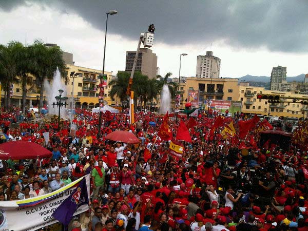 Concentración  en Caracas