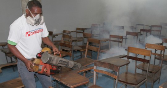 Gobernación desplegó fumigación en todas las facultades de la UC