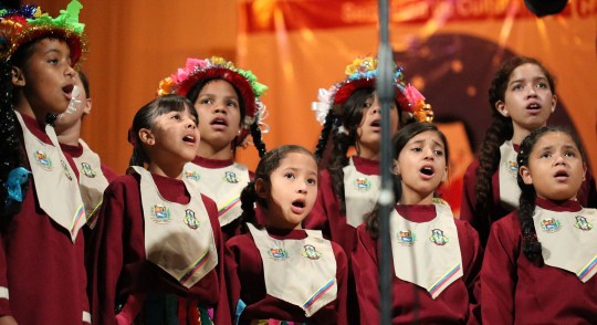 Maravilloso Concierto de Coros ofrecieron 200 niños de Bases de Misiones de Carabobo