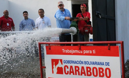Pusimos  en marcha para Puerto Cabello otros dos pozos de agua rehabilitados