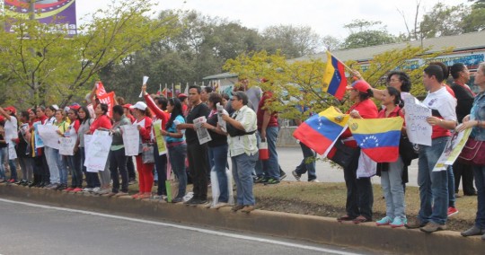 Militantes del Psuv- Carabobo rechazan  Agresiones de Estados Unidos contra Venezue