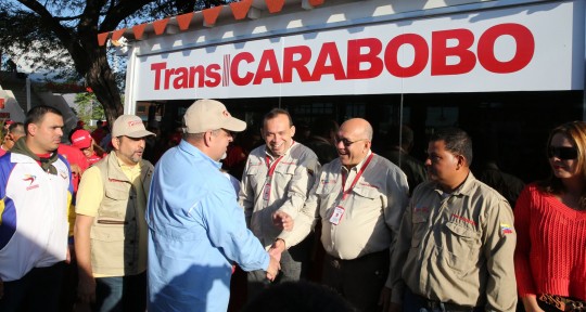 Pusimos en marcha parada integral y nuevas rutas de TransCarabobo en Guacara