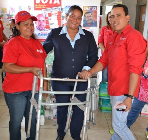 Gobierno de Carabobo favoreció a porteños con ayudas técnicas de salud