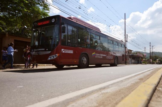 Activamos nueva ruta de TransCarabobo para Carlos Arvelo 