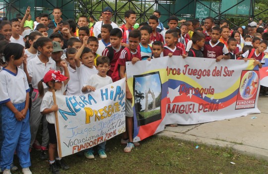 Fundorfa inauguró primeros Juegos Deportivos Populares Inter-barrios del Sur  