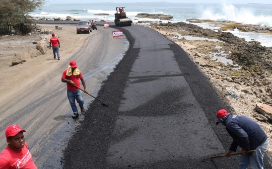 Hemos colocado en cuatro años más de 218 mil toneladas de asfalto