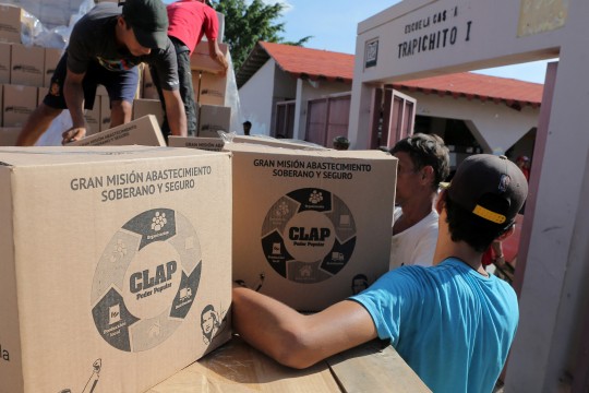 	 Gobierno Bolivariano benefició en Trapichito I 920 familias con cajas Clap 